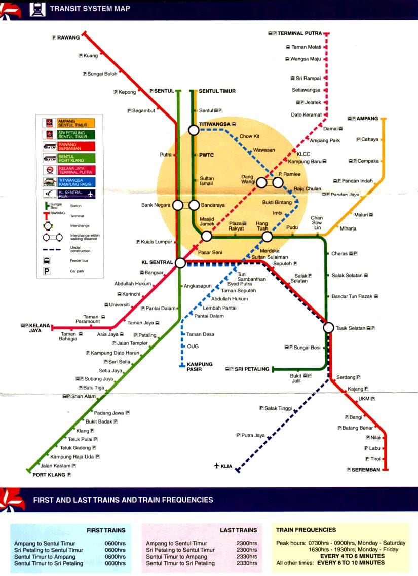 நட்சத்திர வரி lrt வரைபடம்