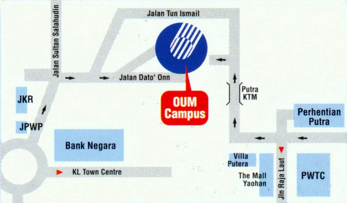 வரைபடம் பேங்க் நெகாரா மலேசியா இடம்