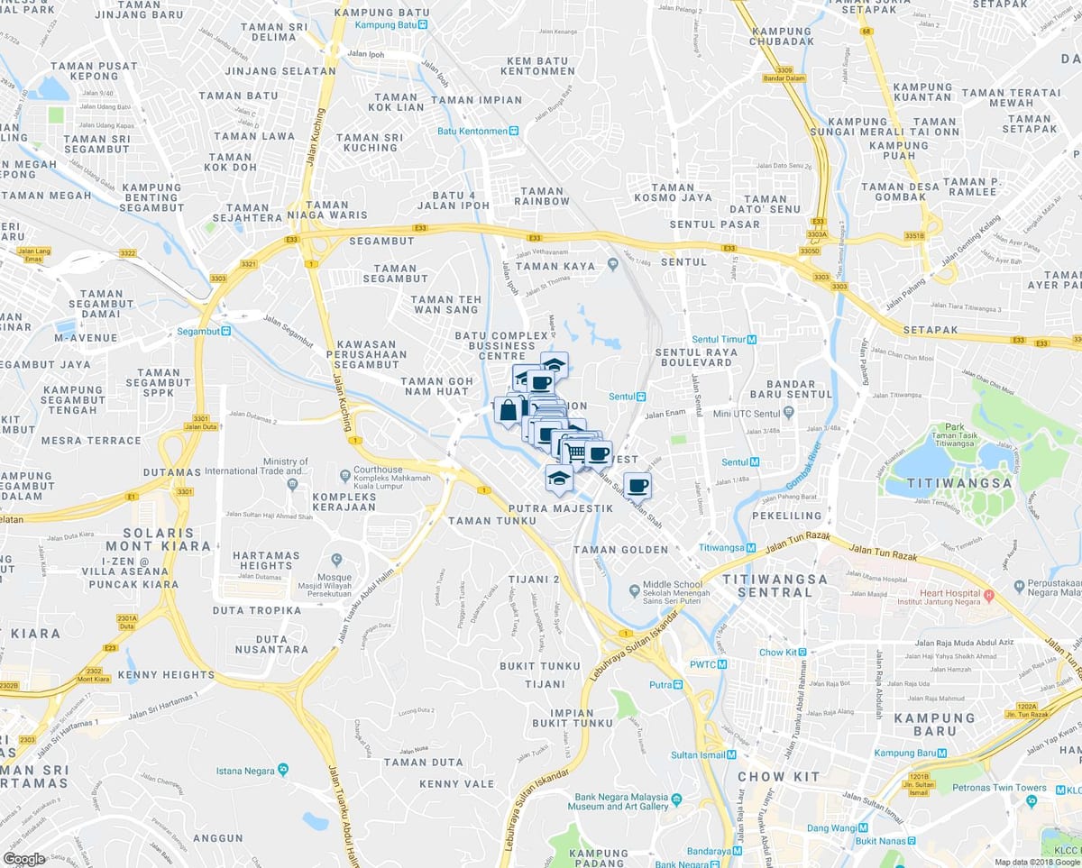 வரைபடம் jalan ipoh, கோலாலம்பூர்