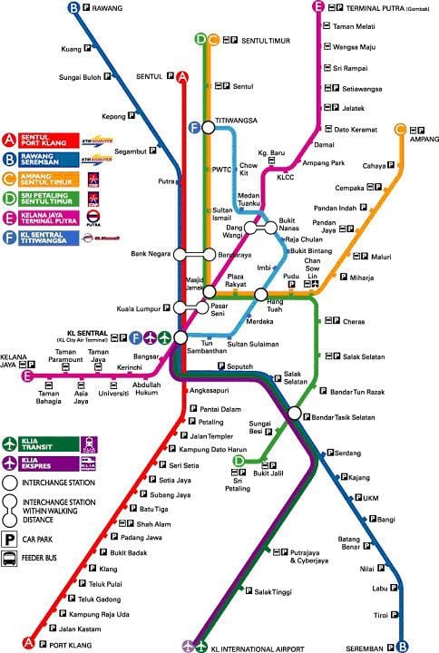 klia எக்ஸ்பிரஸ் வரைபடம்