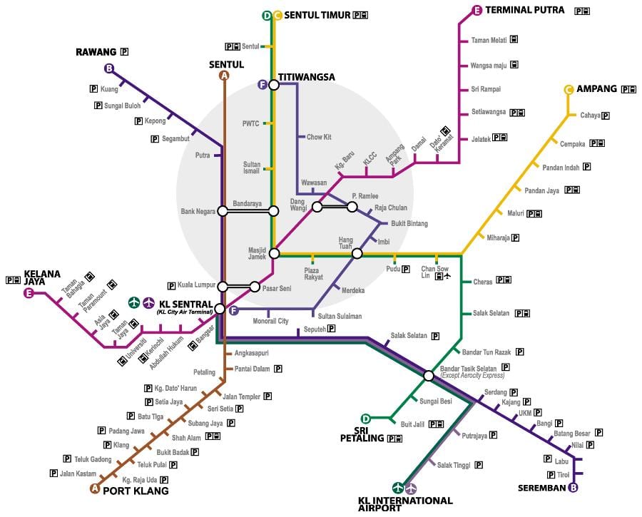 putra lrt நிலையம் வரைபடம்