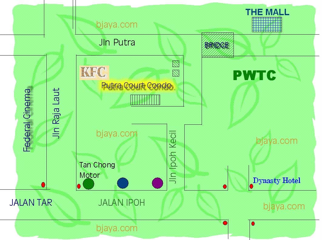 pwtc கோலாலம்பூர் வரைபடம்