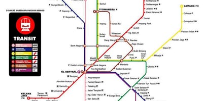 சுரங்கப்பாதை வரைபடம் கோலாலம்பூர்