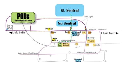 கோலாலம்பூர் பஸ் நிலையம் வரைபடம்