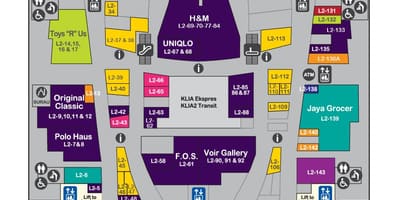 Klia பார்க்கிங் ஒரு தொகுதி வரைபடம்