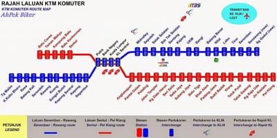 வரைபடம் komuter மலேஷியா
