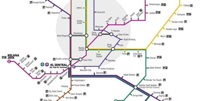 Putra lrt நிலையம் வரைபடம்