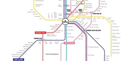 Kl ரயில் பாதை வரைபடம்