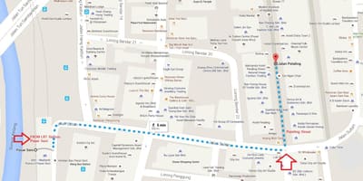 Lrt pasar seni வரைபடம்