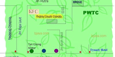 Pwtc கோலாலம்பூர் வரைபடம்